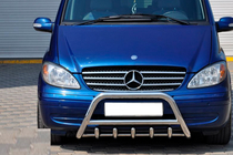 Mercedes Viano 2004-2014 Parabullbar WT003/004 (Acciaio Inox) foto 9