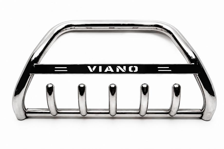 Mercedes Viano 2004-2014 Parabullbar WT003/004 (Acciaio Inox) 60mm, senza scritta Foto 3