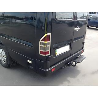Coperture Cromate per Fanali Posteriori (2 pz, Acciaio Inox) Mercedes Sprinter W901/902/903/904/905 1995–2006 foto 1