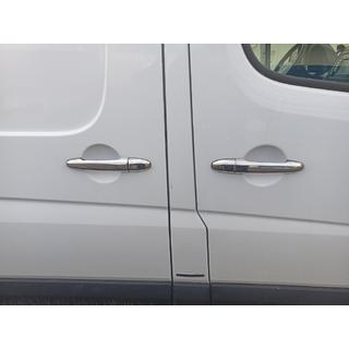 Coperture Maniglie Porta Cromate (4 pz, Acciaio Inox) foto 4