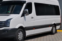 Volkswagen Crafter 2006-2016 Barre Laterali (2 pz, Acciaio Inox) d70, passo medio foto 2