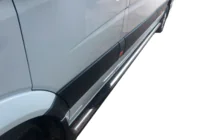 Volkswagen Crafter 2006-2016 Barre Laterali (2 pz, Acciaio Inox) d70, passo medio foto 5
