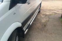 Volkswagen Crafter 2006-2016 Barre Laterali (2 pz, Acciaio Inox) d60, passo medio foto 6