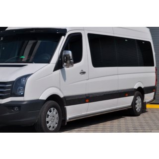 Barre Laterali (2 pz, Acciaio Inox) Volkswagen Crafter 2006-2016 foto 2
