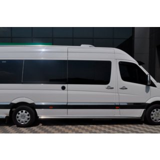 Barre Laterali (2 pz, Acciaio Inox) Volkswagen Crafter 2006-2016 foto 3
