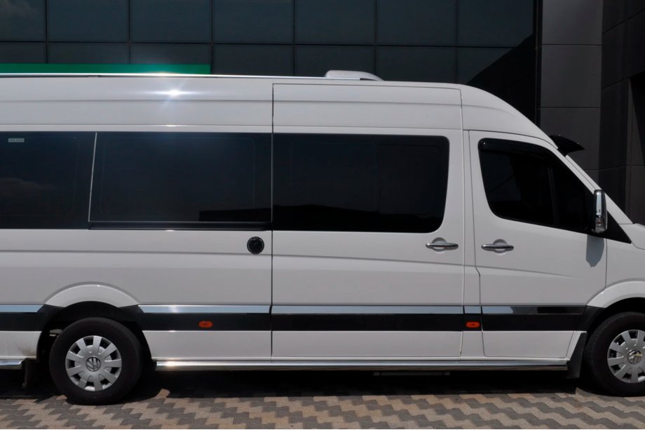 Volkswagen Crafter 2006-2016 Barre Laterali (2 pz, Acciaio Inox) Foto 3