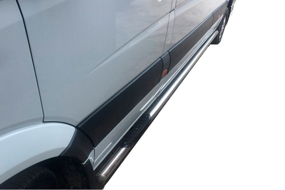 Volkswagen Crafter 2006-2016 Barre Laterali (2 pz, Acciaio Inox) Foto 5