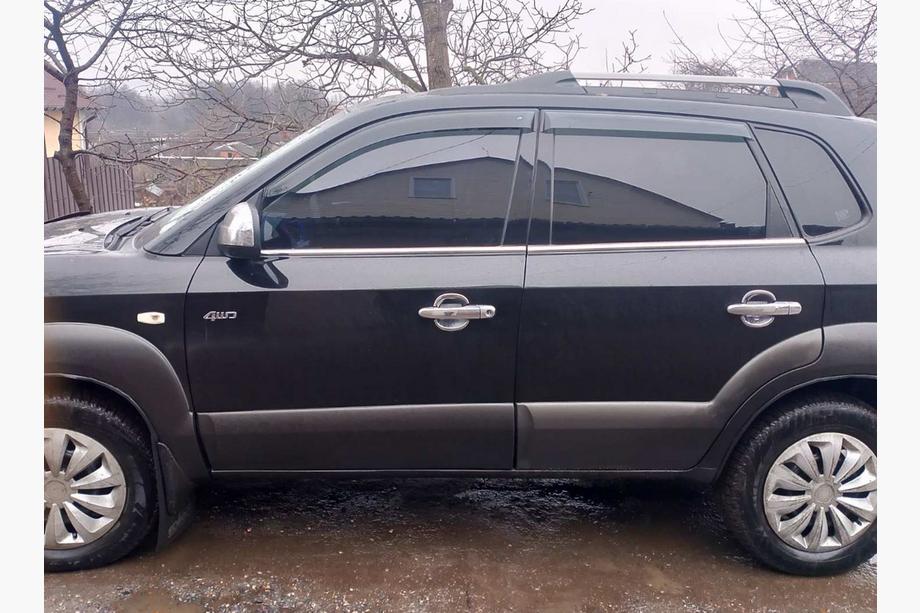 Hyundai Tucson JM 2004- Cornici Finestrini Acciaio Inox (4 pz) Foto 1