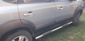 Hyundai Tucson JM 2004- Coperture Maniglie Porta Cromate (4 pz, Acciaio Inox) foto 6