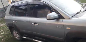 Hyundai Tucson JM 2004- Coperture Maniglie Porta Cromate (4 pz, Acciaio Inox) foto 1