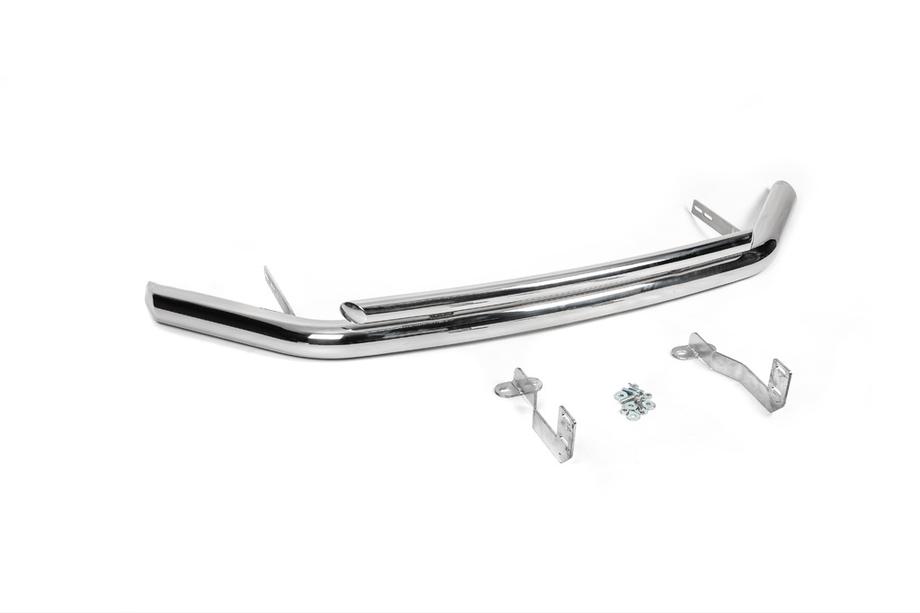 Volkswagen Caddy 2004-2010 Protezione frontale doppia ST014 (acciaio inox) Image