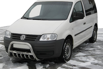 Volkswagen Caddy 2004-2010 Paraurti Anteriore WT003 (Acciaio Inox) foto 1