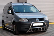 Volkswagen Caddy 2004-2010 Paraurti Anteriore WT003 (Acciaio Inox) foto 3