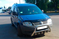 Volkswagen Caddy 2004-2010 Paraurti Anteriore WT003 (Acciaio Inox) foto 4