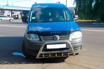Volkswagen Caddy 2004-2010 Paraurti Anteriore WT003 (Acciaio Inox) foto 6