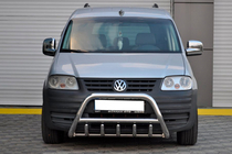 Volkswagen Caddy 2004-2010 Paraurti Anteriore WT003 (Acciaio Inox) foto 8