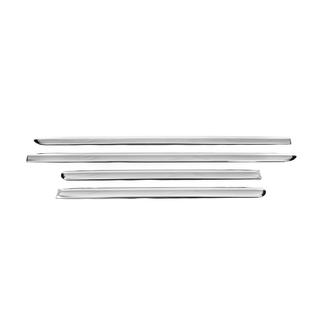 Coperture modanature (4 pz, acciaio inox) Kia Sorento II XM 2009-2014 foto 2