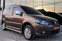 Volkswagen Caddy 2004-2010 Barre Laterali BB001 (2 pz, acciaio inox) foto 1