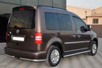 Volkswagen Caddy 2004-2010 Barre Laterali BB001 (2 pz, acciaio inox) foto 4