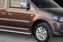 Volkswagen Caddy 2004-2010 Barre Laterali BB001 (2 pz, acciaio inox) foto 6