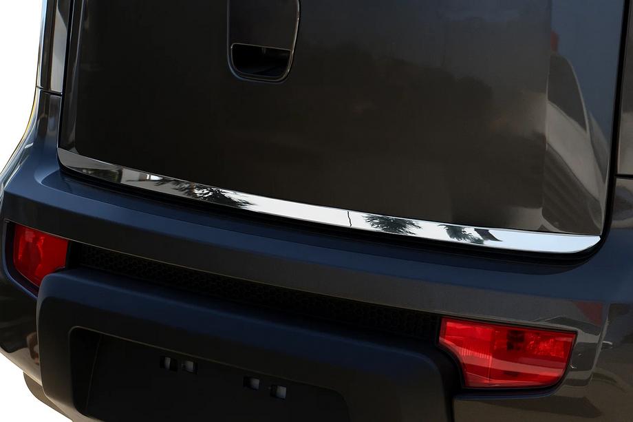 Kia Soul I 2008-2013 Modanatura bagagliaio acciaio inox OmsaLine - Acciaio Inox Italiano Foto 1