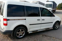 Volkswagen Caddy 2010-2015 Barre Laterali BB002 (2 pz, acciaio inox) 60 mm, Base Standard foto 1