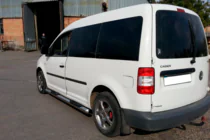 Volkswagen Caddy 2010-2015 Barre Laterali BB002 (2 pz, acciaio inox) 60 mm, Base Standard foto 2