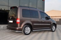 Volkswagen Caddy 2010-2015 Barre Laterali BB001 (2 pz, acciaio inox) foto 3