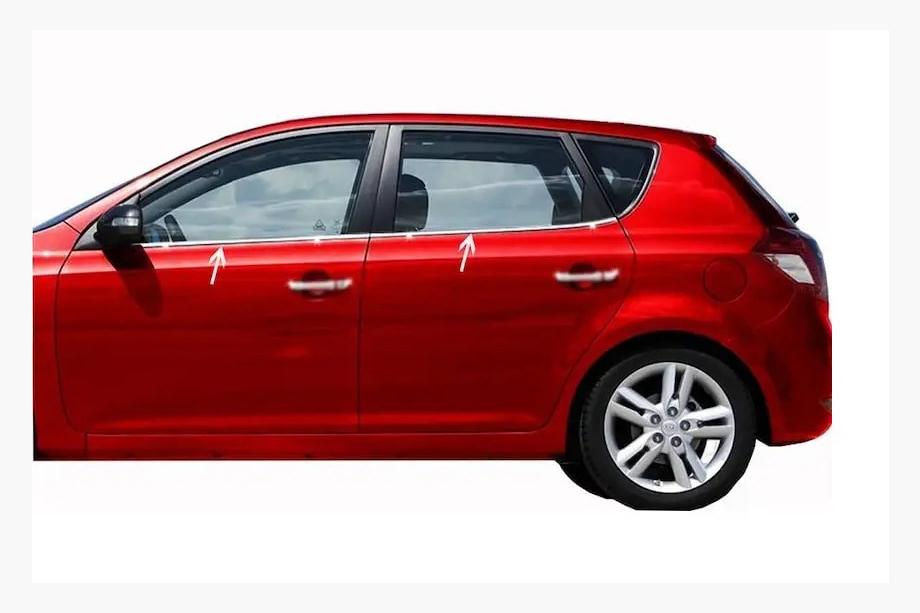 Kia Ceed 2007-2012 Cornici Finestrini Acciaio Inox (4 pz) Image