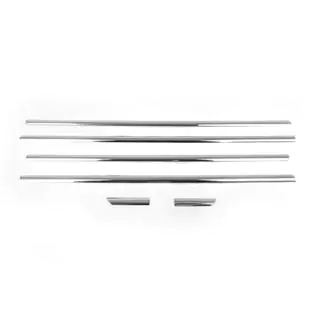 Cornici finestrini acciaio inox (6 pz) Kia Sportage 2004-2010 foto 3
