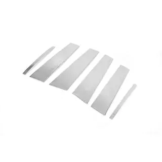 Modanature Montanti Porta in Acciaio Inox (6 pz) Kia Sportage 2010-2015 foto 4