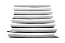 Volkswagen T4 Transporter 1990-2003 Coperture Griglia Cromate Cofano Dritto (8 pz, Acciaio Inox) foto 3