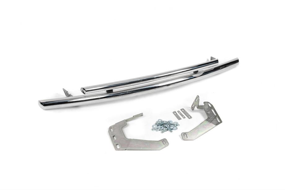 Volkswagen T4 Transporter 1990-2003 Protezione frontale doppia ST014 (acciaio inox) 60/60mm Foto 4