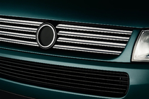 Volkswagen T4 Caravelle/Multivan 1990–2003 Coperture griglia cromate Cofano inclinato (8 pz, acciaio inox) foto 1