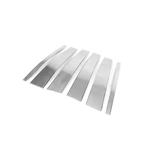Modanature Montanti Porta in Acciaio Inox (4 pz) Land Rover Freelander II 2006–2014 foto 3