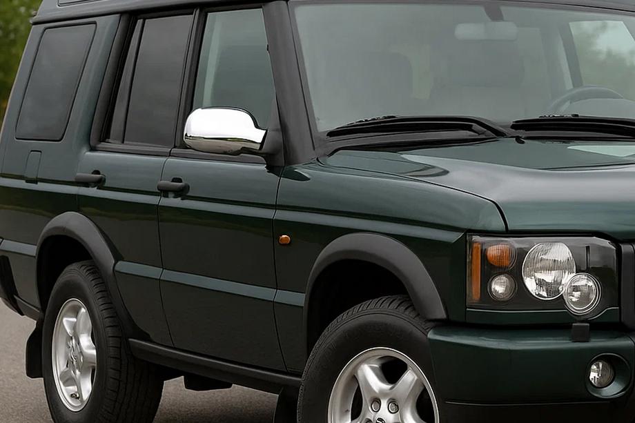 Land Rover Discovery II 1998-2004 Coperture Specchietti (2 pz, Acciaio Inox) OmsaLine - Acciaio Inox Italiano Foto 1