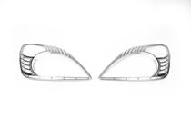 Honda CRV 2001-2006 Coperture Fari Cromate (2 pz, Plastica) 2001-2003 foto 2