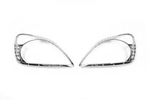 Honda CRV 2001-2006 Coperture Fari Cromate (2 pz, Plastica) 2001-2003 foto 6