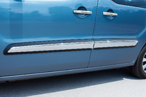 Citroen Berlingo 2008-2018 Modanature Porte Acciaio Inox (4 pz) Carmos - Acciaio Inox Turco foto 1