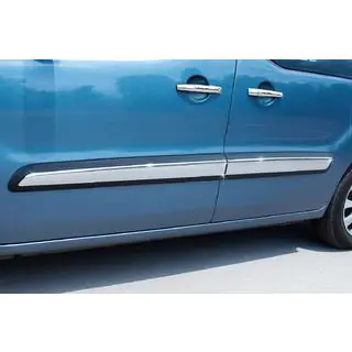 Modanature Porte Acciaio Inox (4 pz) Citroen Berlingo 2008-2018 foto 1