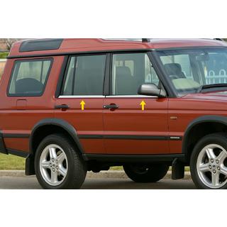 Cornici Finestrini Acciaio Inox (4 pz) Land Rover Discovery II 1998-2004 foto 1