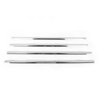 Cornici Finestrini Acciaio Inox (4 pz) Land Rover Discovery II 1998-2004 foto 3