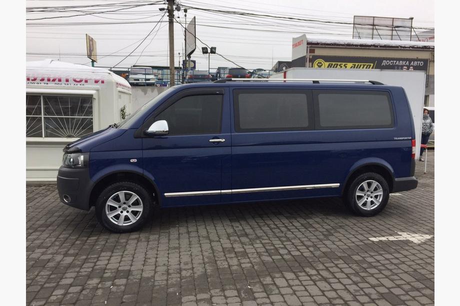 Volkswagen T5 Transporter 2003-2010 Modanature Porte Acciaio Inox Cromo 1 Porta, Passo Lungo, OmsaLine - Acciaio Inox Italiano Foto 7