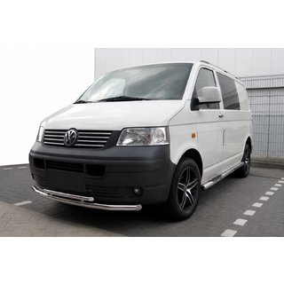 Protezione Anteriore ST014 (Acciaio Inox) Volkswagen T5 Transporter 2003-2010 foto 1