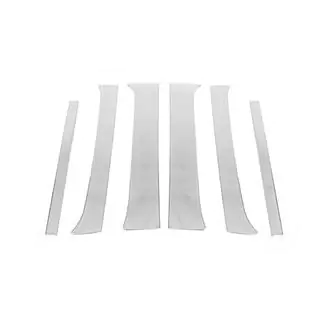 Modanature Montanti Porta in Acciaio Inox (6 pz) Nissan Pathfinder R51 2005-2014 foto 3