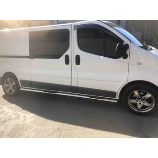 Barre Laterali (2 pz, Acciaio Inox) Nissan Primastar 2002-2014 foto 4