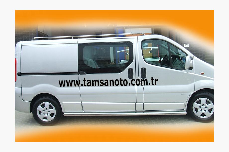 Nissan Primastar 2002-2014 Barre Laterali (2 pz, Acciaio Inox) 70mm, Passo Corto Foto 5