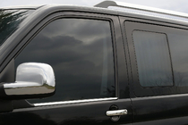 Volkswagen T5 Multivan 2003–2010 Cornici finestrini anteriori (2 pz, acciaio inox) foto 1