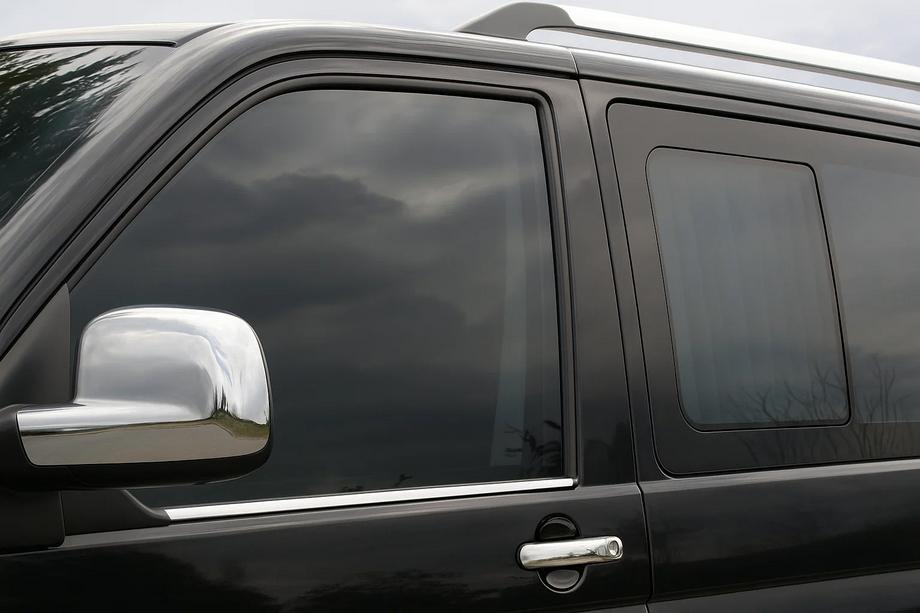 Volkswagen T5 Multivan 2003–2010 Cornici finestrini anteriori (2 pz, acciaio inox) Image