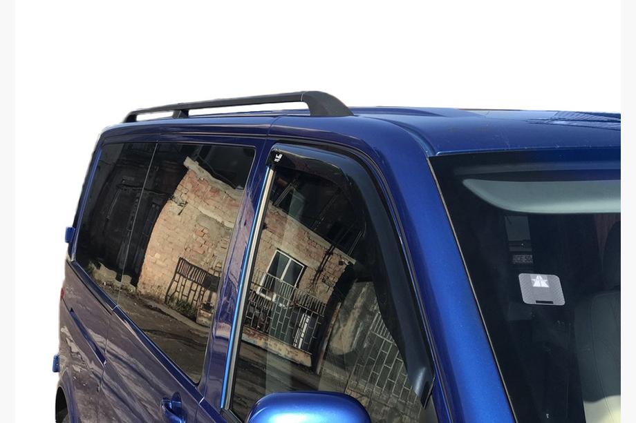 Volkswagen T5 Caravelle 2004-2010 Barre Tetto Nere Image